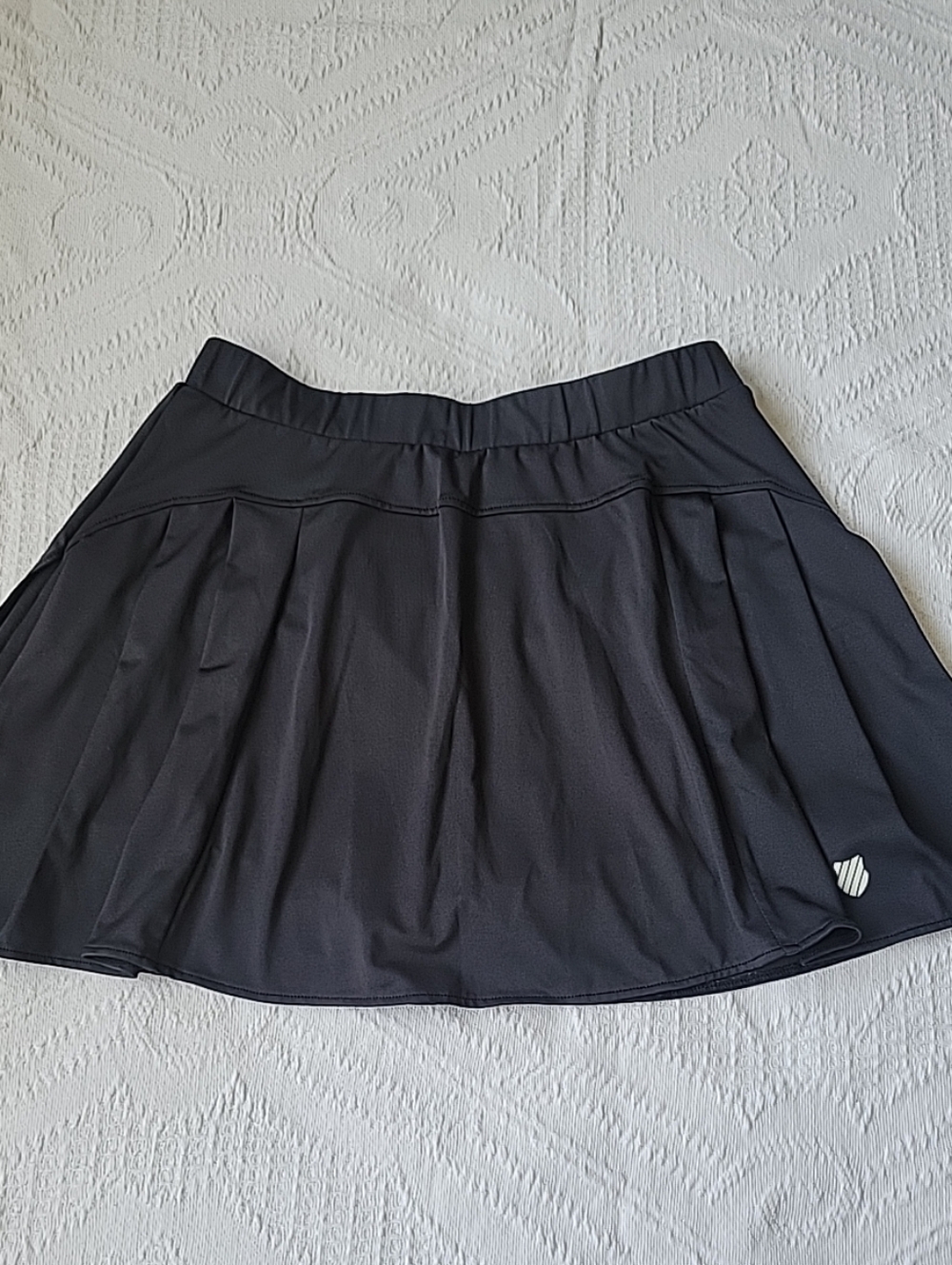 K-Swiss Black Pleated Athletic Skirt